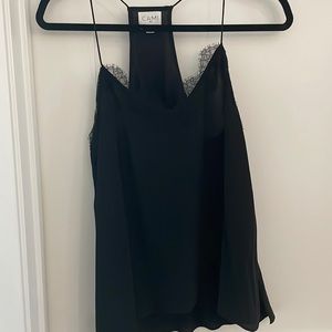 NYC Cami the racer black silk camisole sz small